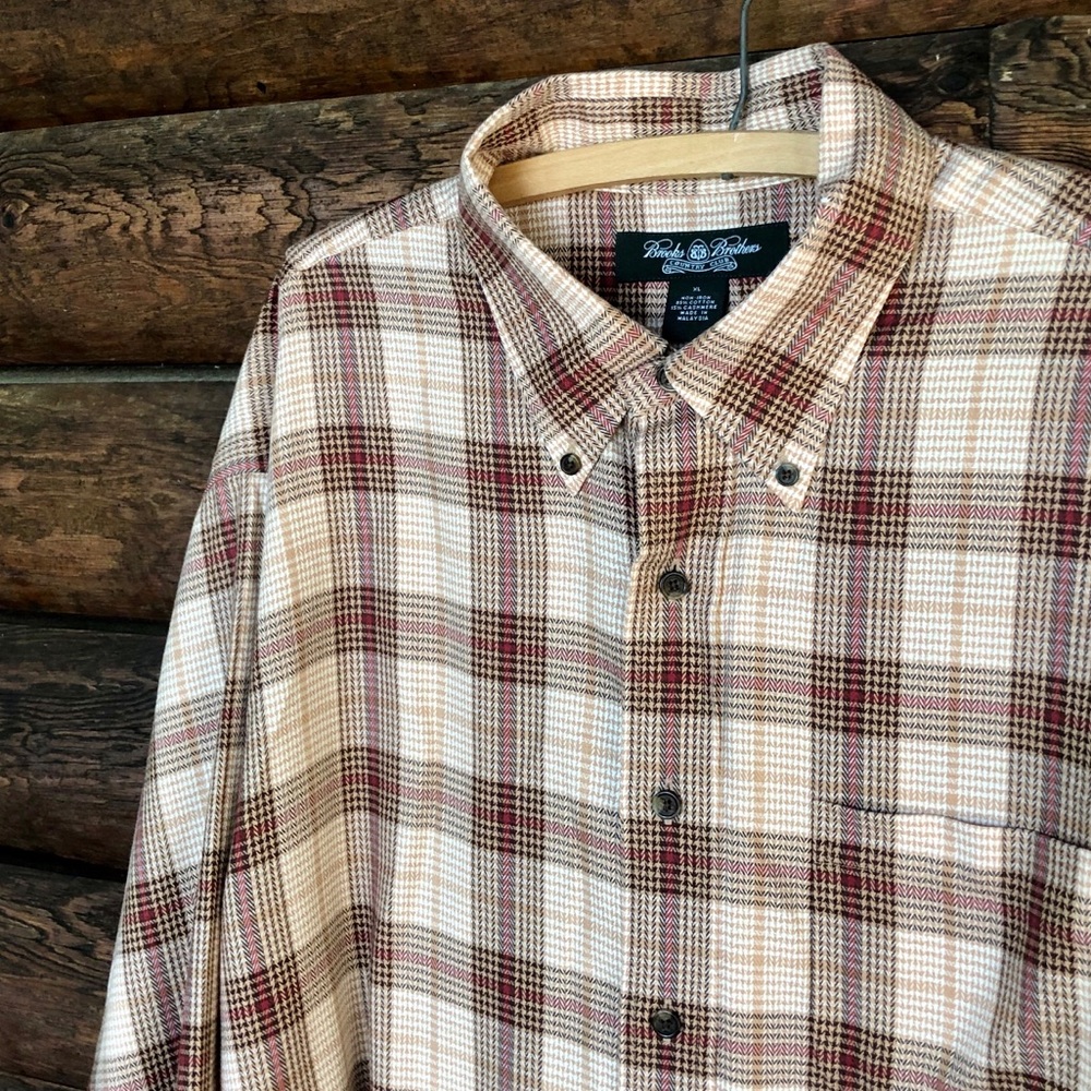 Brooks Brothers Country Club Cashmere-blend Shirt